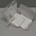 STORAGE MANIAC Floating Book Shelves for Wall Mounted Invisible Floating Bookshelves Heavy-Duty Steel Hidden Bookshelf Hanging Bookshelves for Bedroom Living Room Office, White 4-Pack Large