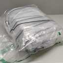 LANDNEOO 6 Pack Clear Garment Bags for Hanging Clothes with Zippers on Double Sides - 10'' Clothes Storage for Coat, Dress, and Fur in Closet - 40'' Long Suit Bags