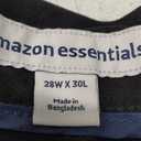 Amazon Essentials Men's Classic-Fit Wrinkle-Resistant Flat-Front Chino Pant (28W x 30L, Black)