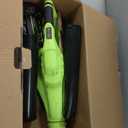 Leaf Blower Cordless with 2X 4.0Ah Batteries and Charger, 150MPH Lightweight Cordless Blower, 3 Speeds Small Electric Leaf Blowers for Lawn Care, Patio, Yard, Leaves, Grass, Dust (Green)