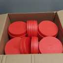 Caplugs T-1092 T Series, Plastic Tapered Cap and Plug, Red LD-PE, Protective Closures, Dust & Moisture Seals, MIL Spec, SAE Fittings, EZ Remove, Cap OD 5.61" x Plug ID 5.87", Pack of 50 (99190775)