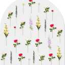 Giegxin 27 Pcs Artificial Wildflowers Large Size Wildflower Birthday Party Decorations for Background Backdrop Fake Flowers with Tape for Baby Shower Wedding Garden Tea Party Supplies