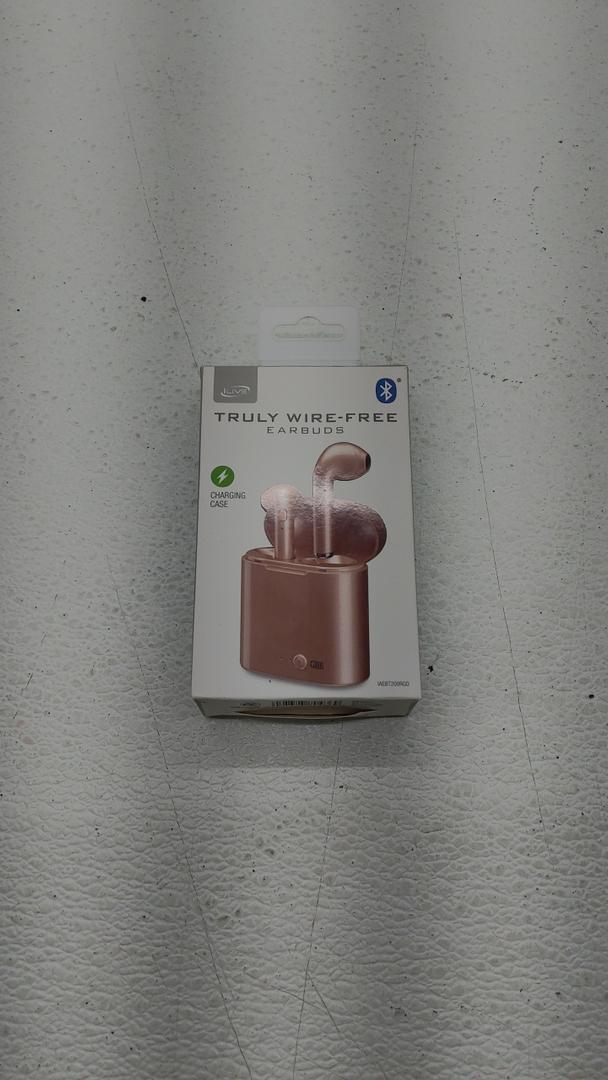 iLive Bluetooth truly wire-free earbuds.