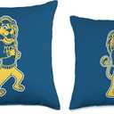 The College of New Jersey TCNJ Roscoe The Lion Spirit Mascot Throw Pillow