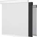 Cordless Blackout Roller Shades, White, 24" W x 72" H | Free-Stop with Valance, UV Protection, Thermal Insulated, For Windows & Doors