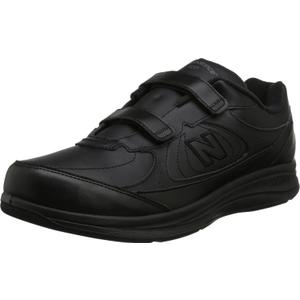 New Balance Men's 577 V1 Hook and Loop Shoes (Black/Black)