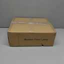 UpgradedDimmable Gold Floor Lamps for Living Room, 11W LED Bulb Included, Modern Standing Lamp with Marble Base, Tall Pole Light with White Linen Shade for Bedroom Reading Office Corner Nursery