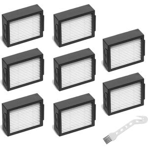 Combo 10 Max Replacement Filter Compatible with iRobot Roomba Combo j7+, Combo j9+, 10 Max, Robotic Vacuum and Mop Replacement Filter Parts,High-Effiency HEPA,8 Pack
