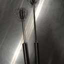 Egg Whisk, 2 Pack Stainless Steel Home Kitchen Tool, Hand Easy Whisk Egg Beater Manual Mixer Blender for Whisking, Beating & Stirring (14 Inch and 10 Inch)