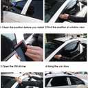 Window Visors Rain Guards Wind Deflectors Compatible with Mitsubishi Outlander 2022-2024