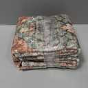 Area Rugs 2'x10' Washable Non-Slip, Floral Vintage Distress Print Pattern Medallion Carpet for Living Room Bedroom Dining Room, Brick Red Rust Neutral Brown Burnt Orange Green