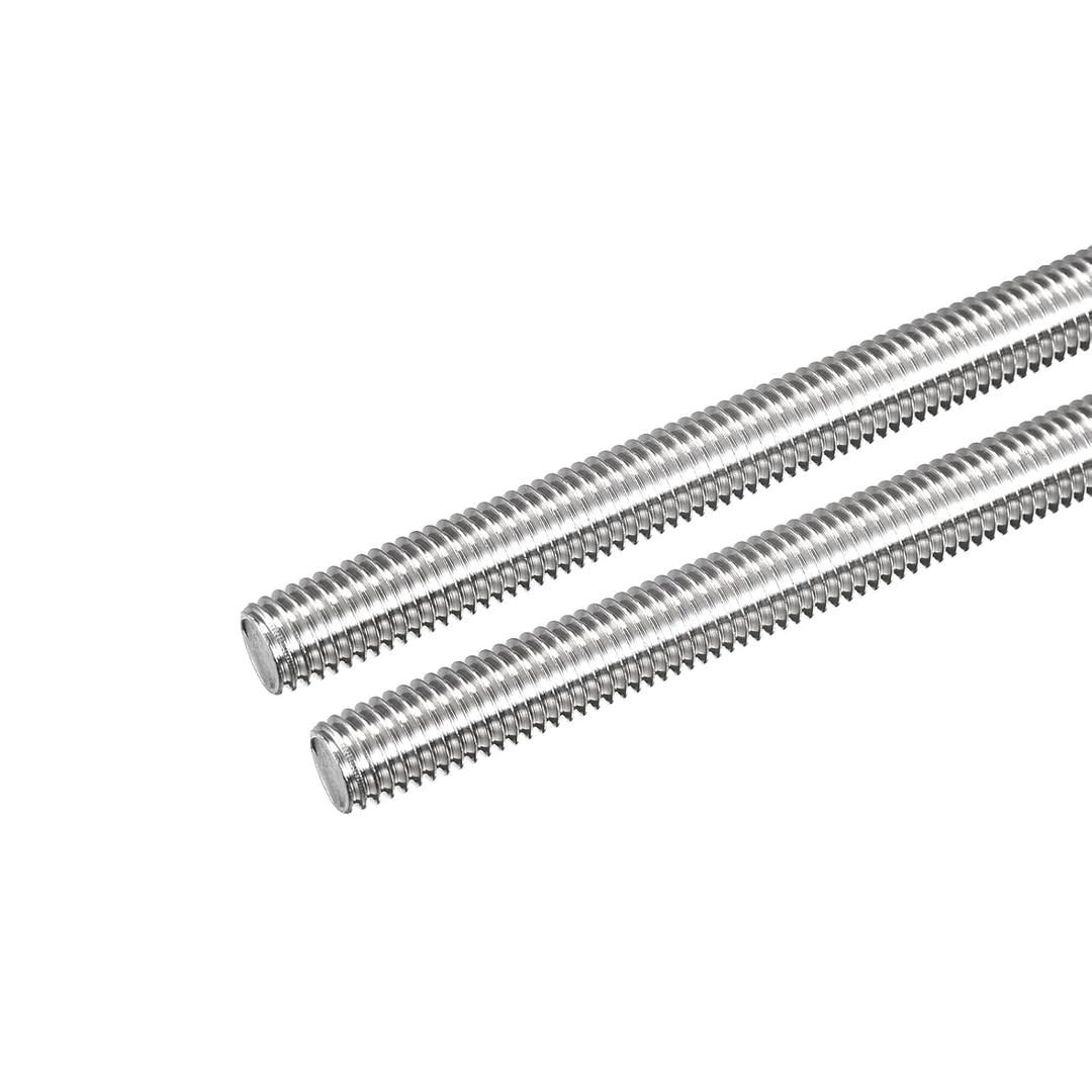 MECCANIXITY Fully Threaded Rod M10 x 400mm 1.5mm Thread Pitch 304 Stainless Steel Right Hand Threaded Rods Bar Studs 2 Pack