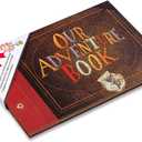 2 x Pulaisen Our Adventure Book Pixar Up Handmade DIY Family Scrapbook,Great Gift for Thanksgiving Day, Christmas, Anniversary, Family Memory,Wedding,Birthday,Valentines Day (Adventure Book)