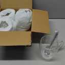 DINGPAl 4 Pack Double Wall Glass Coffee Mugs, 12 oz Walled Insulated Cappuccino Mug Heat Resistant Borosilicate Glass Coffee Cups with Handle and Spoon for Latte, Espresso, Americano, Hot/Cold Drink