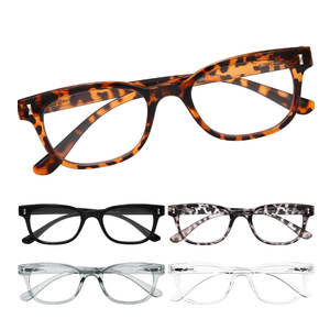 BLS BLUES 5 Packs Reading Glasses for Women Blue Light Blocking, Vintage Computer Eyewear +2.0
