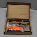 Toy Gun with Automatic Reloading Rebound Shell Ejecting and Soft Foam Blaster, Ideal for Shooting Games, Education Model Toys, Gift for Kids Boys Girls (Brown)