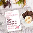 2 x Funny Valentine's Day Card For Him, Happy Valentine's Day Card Husband, Cute Valentines Day Card Gift Boyfriend, Snarky Valentine's Day Card Fiance, Valentine Day Card from Wife girlfriend Fiancee (#1)