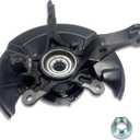 LK097 Front Left Wheel Hub Bearing Steering Knuckle Assembly Compatible with 2012 2013 2014 2015 2016 Honda Civic L4 1.8L Replace # 51216-TR3-Y00 51216TR3Y00 51216-TR0-A00 51216TR0A00 (Driver Side)