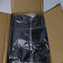 Black Bathroom Accessories 8 Piece Black and Gold Bathroom Set, Bathroom Accessories with Stainless Steel Bathroom Trash Can,Toilet Brush,Toothbrush Set,Soap Dispenser