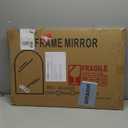 BEAUTYPEAK 20"x30" Arch Bathroom Mirror, Wall Mounted Vanity Metal Frame Mirror for Bedroom, Entryway, Living Room, Black