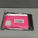 DOMAVER Case for iPhone 16 Pro Max 6.9'' Smooth Liquid Silicone Soft Gel Rubber Microfiber Lining Cushion Cover Shockproof Protective Phone Cases Compatible with iPhone 16 Pro Max - Hot Pink