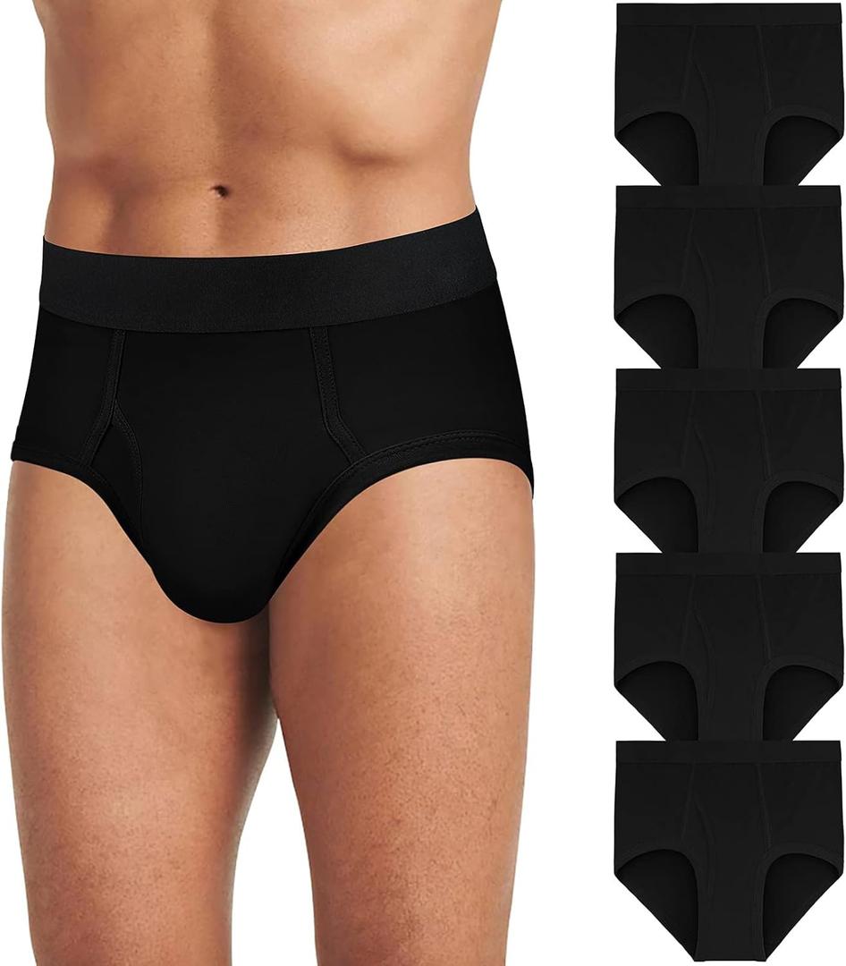5Mayi Mens Briefs Underwear Cotton Brief Underwear for Men Pack (Large)