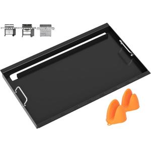 6789 Full Size Griddle for Weber GS4 Genesis II 400 & Genesis II LX 400 SER GBS Genesis II E-410 Grill Flat Top Insert, Kitchen-aid 720-0856V 740-0781, for Weber 66089 66097 Accessories, Carbon Steel