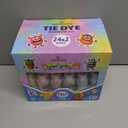 24 Colors Tie Dye Kit, Tie Dye Set for Kids, Pre-Filled Bottles, Non Toxic Permanent Fabric Dye Art Set, Easy DIY Fabric Art - Create Fun (24 Colors)