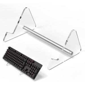 YIMAGUJRX RUNJRX Keyboard Stands 1-Tier, Mechanical Keyboard Acrylic Display Stand, Transparent Acrylic Keyboard Stand, Holder Stand For Gaming Keyboards(1Pcs)