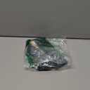 Horaldaily Christmas Sheer Valance Curtains for Living Room and Bedroom, Xmas Tree Star Foil Print Green Curtains, Holiday Window Drapes Decorations, 52" W x 14" L, Set of 2 Curtain Panels