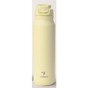 REDUCE 24 oz Hydrate Pro Stainless Steel Insulated Water Bottle - Flip Top Leak-Proof Lid, Dishwasher Safe, BPA-Free, Dual Wall Vacuum, Keeps Drinks Cold for 48 Hrs, Cup Holder Friendly