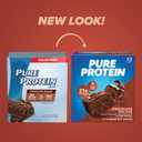 Pure Protein Chocolate Deluxe Protein Bars 21g Protein, 3g Sugar, 190 Calories (12 count) Low Sugar* High Protein Snack - Gluten Free - Perfect for a Healthy Snack (EXP 05/28/27)