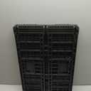Collapsible Storage Bin Containe，52 Liter Transferheavy duty Black plastic storage box,milk crates heavy duty Transit storage (1)
