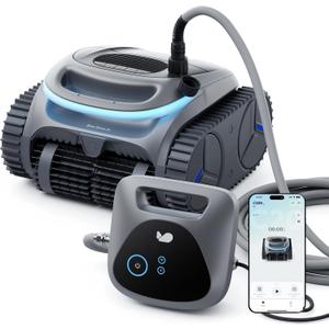 (2026 New) BuHybrid L6 Gen2 Corded & Cordless Hybrid Pool Vacuum, Dark Gray