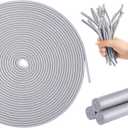 U0U 50 Ft 1/8 inch Backer Rod,Backer Rod Caulk Saver for Gaps and Joint Concrete Filling, Grey Weather Strip Seal Concrete Expansion Joint Filler (1/8 inch *50 feet)