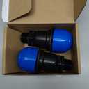Threlaco 2 Pack Air Release Valve 3/4 Inch Air and Vacuum Release Male Thread Air Relief Air Bleeder Valve Vent Irrigation Water Saving System for Agricultural Drip Systems