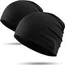 WTACTFUL 1Pack / 2 Pack Cooling Skull Caps for Men & Women - Breathable 3D Mesh Running Caps for Cycling, Gym & Summer