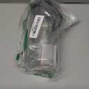 Fanhaw 32 oz Clear BPA-Free Tritan Water Bottle with Fast-Flow Spout Lid, Leakproof Wide-Mouth Reusable Bottle for Gym, School & Office (Clear&Black)