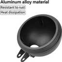 5.75inch Motorcycle Headlight Aluminum Alloy Housing Bucket with Bottom Mount and Bolt Mount 2 in 1 Light Shell,Housing Only