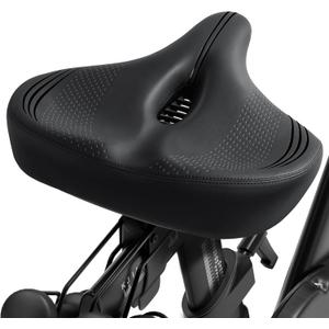Oversized Bike Seat for Peloton Bike & Bike+, Comfort Seat Cushion Compatible with Peloton, Road or Exercise Bikes, Bicycle Wide Saddle Replacement for Men & Women, Accessories for Peloton Oversized Bike Seat for Peloton Bike & Bike+, Comfort Seat Cushion Compatible with Peloton, Road or Exercise Bikes, Bicycle Wide Saddle Replacement for Men & Women, Accessories for Peloton
