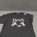 Funny Renfaire Bruh Knight Silhouette Jousting T-Shirt, Size Small