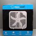 Genesis 20" Box Fan, 3 Settings, Max Cooling Technology, Carry Handle, White (G20BOX-WHT)