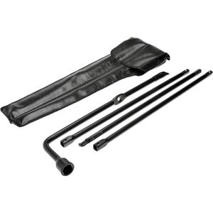 Spare Tire Jack Handle Kit,Vehicle Maintenance Spare Tire Tool Kit, Wheel Lug Wrench w/Leather Case Compatible with Super Duty 2008-2016