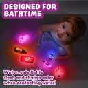 Tub Works Ocean Rescue Vehicles Light Up Bath Toys, 6 Pack | Water-Activated Light Up Toys Flash & Change Color | Easy-Grip Baby & Toddler Bath Toys | Sensory Toys with Bath Lights for Kids Bath