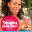 Crystal Light Sugar-Free Energy Wild Strawberry Low Calories Powdered Drink Mix 6 Count Pitcher Packets (2.53 Ounce (Pack of 1))