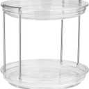 Lazy Susan Organizer (2 Tier 9.2" Round 1 Pack - Gray)