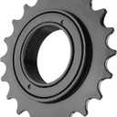 Hycline Single Speed Bike Freewheel: 12/14/16/18/20/22/24T Compatible with 1/2''1/8'' Bicycle Freewheel - Threaded Type Freehub Replacement Parts