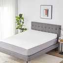 Wedge Mattress Elevator 7-Inch Inclined Mattress Topper for Acid Reflux, GERD, Neck & Back Pain, Snoring, Under Bed Wedge Mattress with Washable Cover & Non-Slip Bottom for Bedroom, Queen