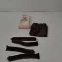 Grande Heatless Curls Overnight Rods No Heat Hair Curlers to Sleep Jumbo Foam Large Hair Rollers for Long Short Hair Heatless Curling Rod Set with Satin Wrap for Sleeping Brown (Grande 4 Rods - Brown)