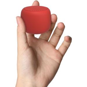 Babelio White Noise Sound Machine for Adults Kids Baby, Mini, 15 Non-looping Sounds, Timer, Memory Function, Easy to Pocket and Travel Red